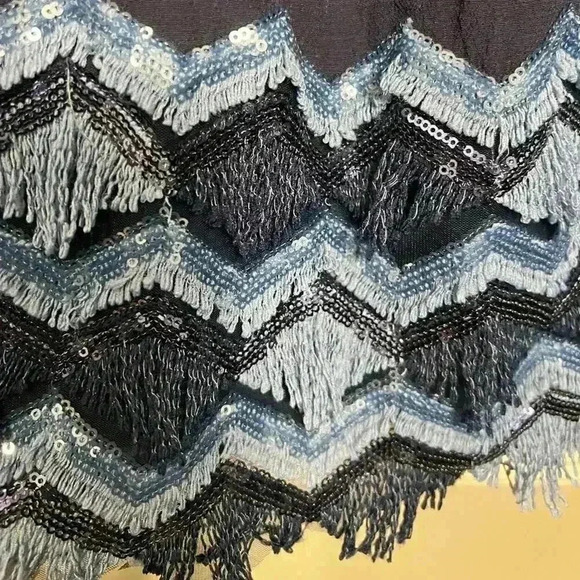 Anthropologie Maeve Fringe Sleeveless Dress - Size 4P - Picture 6 of 9